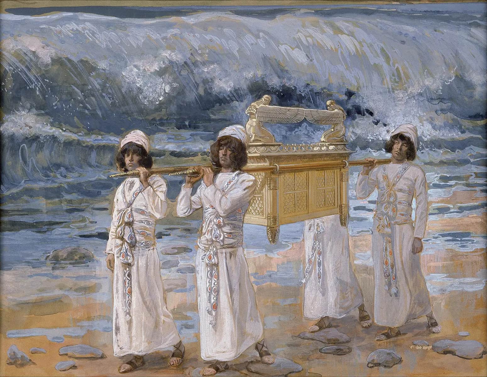The Ark Passes Over the Jordan, James Tissot