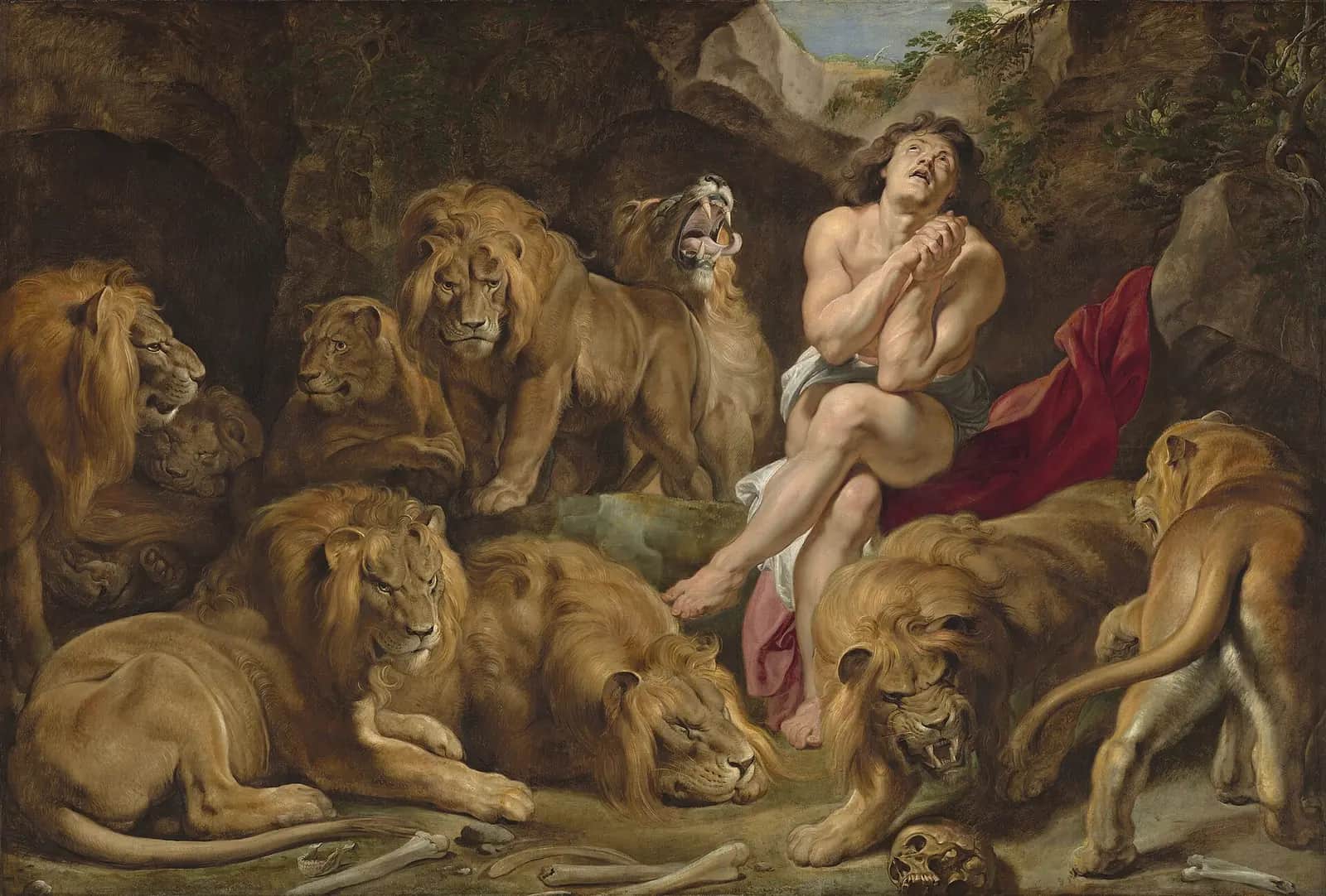 Daniel in the Lions' Den, Peter Paul Rubens
