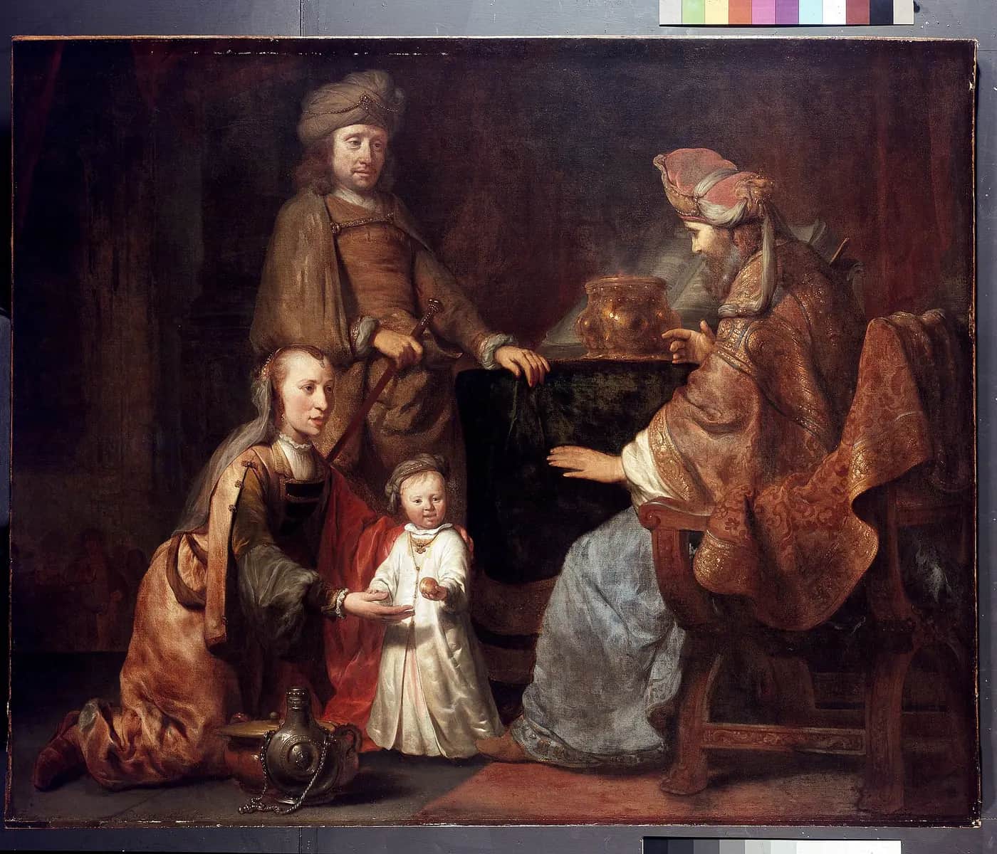 The Infant Samuel Brought by Hannah to Eli, Gerbrand van den Eeckhout