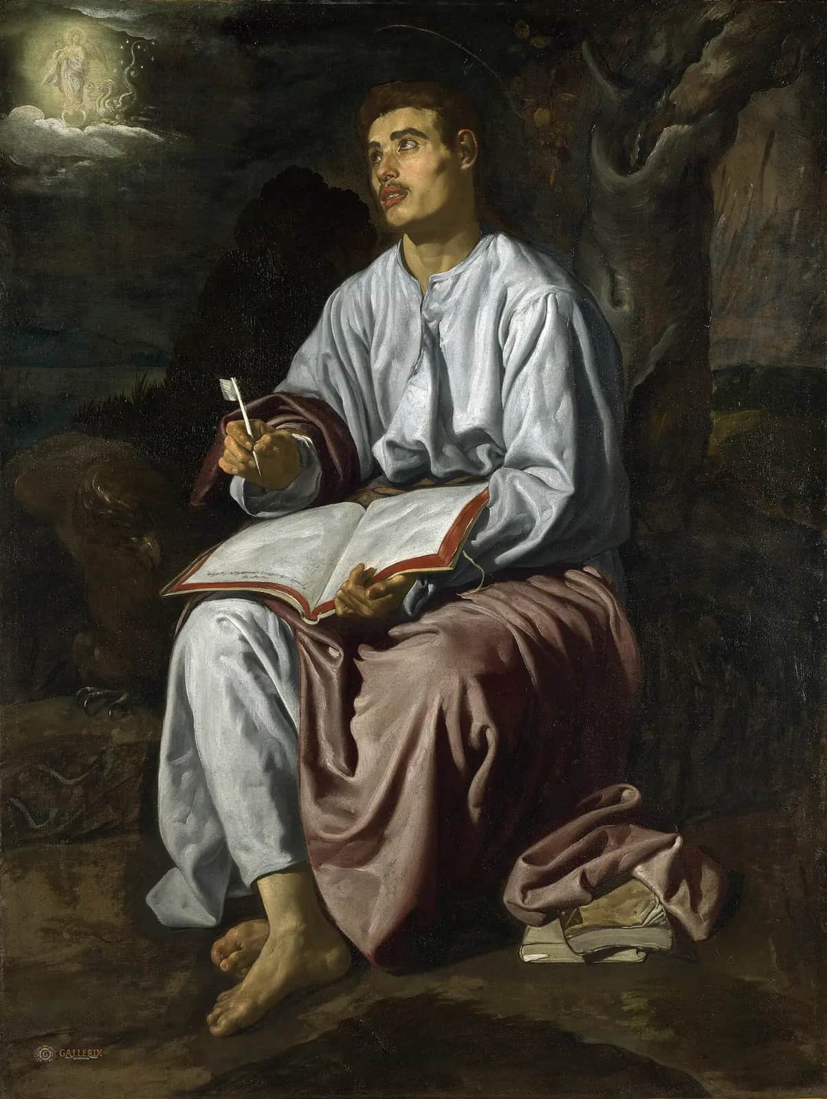 Saint John the Evangelist on Patmos, Diego Velázquez