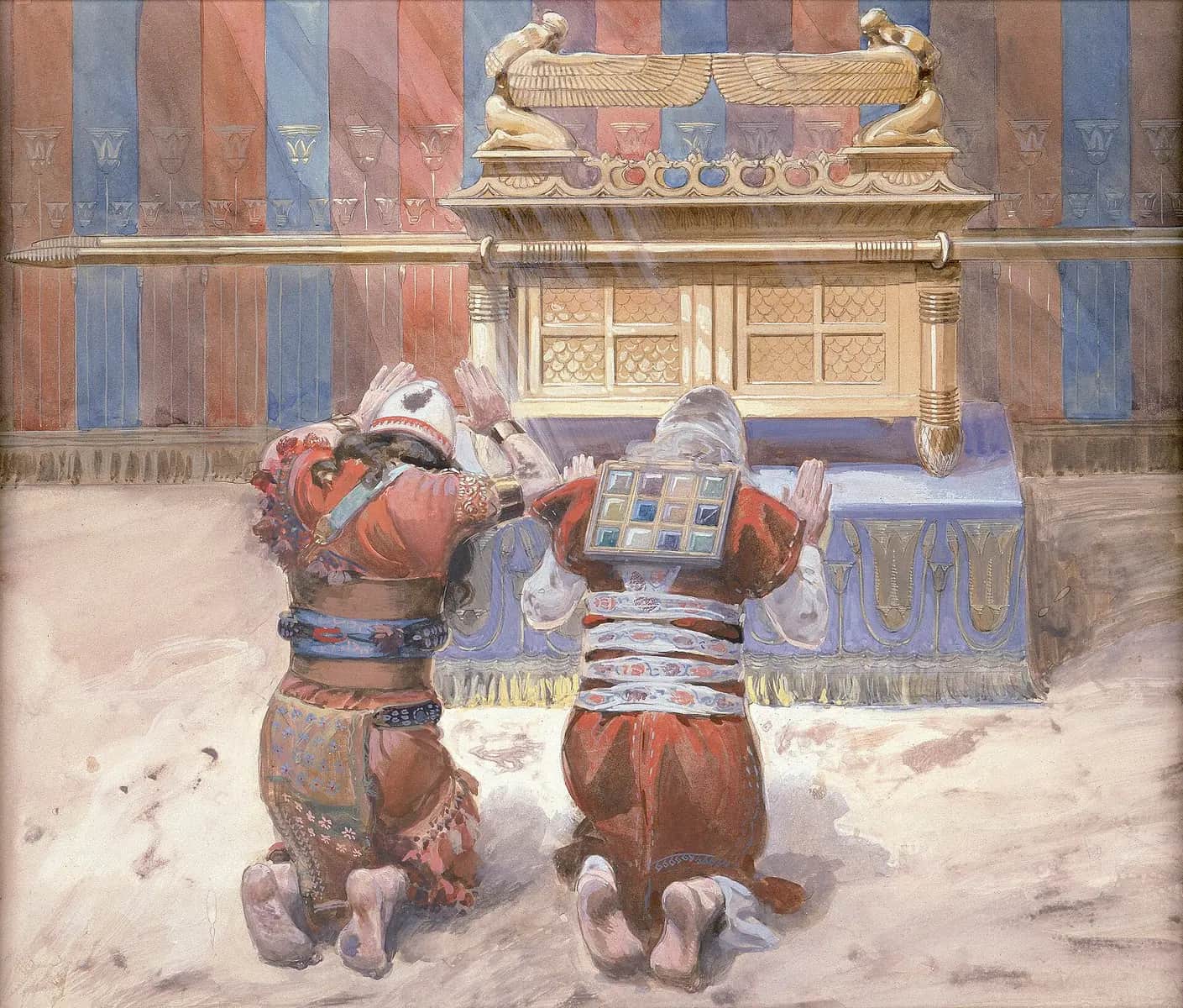 Moses and Joshua in the Tabernacle, James Tissot
